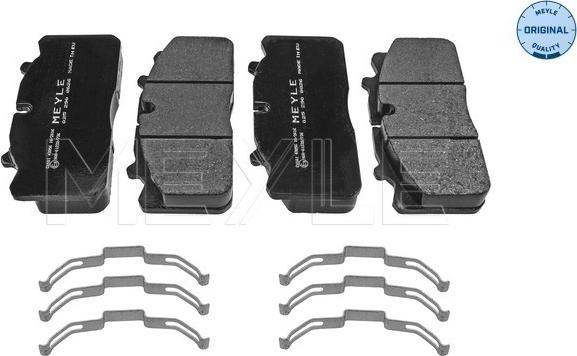 Meyle 025 290 8826 - Комплект спирачно феродо, дискови спирачки vvparts.bg