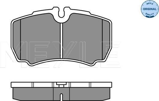 Meyle 025 291 2320 - Комплект спирачно феродо, дискови спирачки vvparts.bg