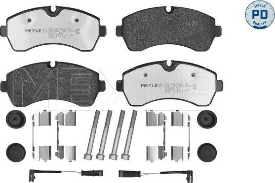 Meyle 025 292 0020/PD - Комплект спирачно феродо, дискови спирачки vvparts.bg