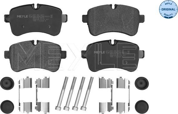 Meyle 025 292 3221 - Комплект спирачно феродо, дискови спирачки vvparts.bg