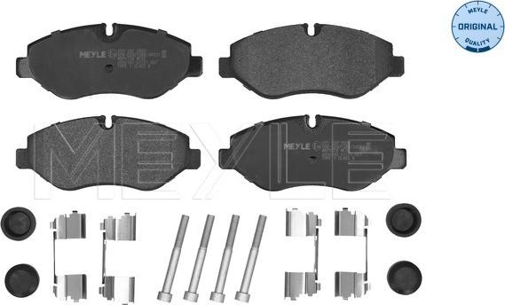 Meyle 025 292 2920 - Комплект спирачно феродо, дискови спирачки vvparts.bg