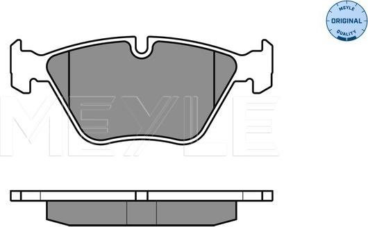 Meyle 025 240 9620 - Комплект спирачно феродо, дискови спирачки vvparts.bg