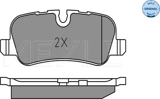 Meyle 025 241 9217 - Комплект спирачно феродо, дискови спирачки vvparts.bg