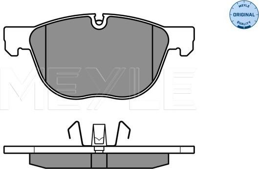 Meyle 025 241 7019 - Комплект спирачно феродо, дискови спирачки vvparts.bg