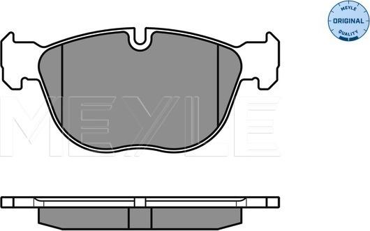 Meyle 025 241 7019 - Комплект спирачно феродо, дискови спирачки vvparts.bg