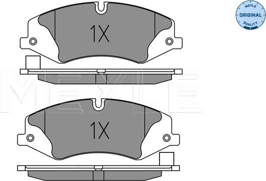 Meyle 025 250 2119 - Комплект спирачно феродо, дискови спирачки vvparts.bg