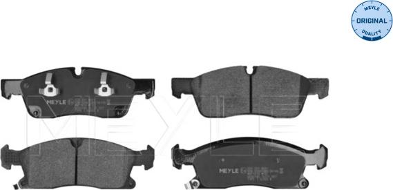 Meyle 025 251 9021 - Комплект спирачно феродо, дискови спирачки vvparts.bg