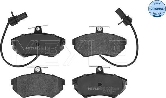 Meyle 025 219 4519/W - Комплект спирачно феродо, дискови спирачки vvparts.bg