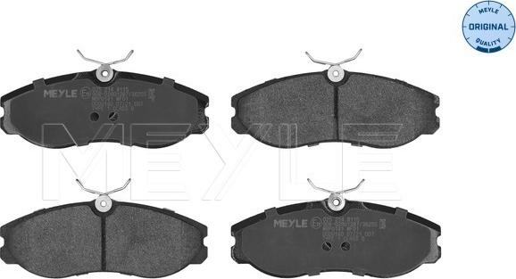 Meyle 025 214 8115 - Комплект спирачно феродо, дискови спирачки vvparts.bg