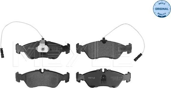 Meyle 025 215 9218 - Комплект спирачно феродо, дискови спирачки vvparts.bg