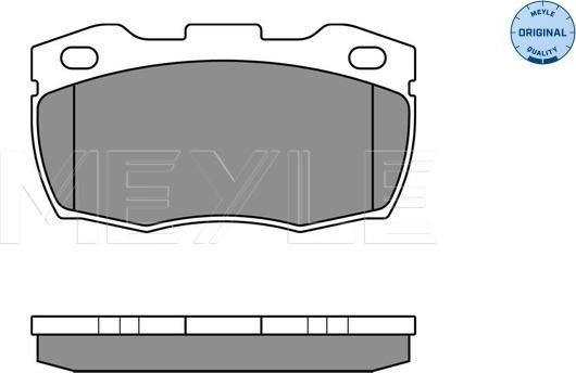 Meyle 025 215 1918 - Комплект спирачно феродо, дискови спирачки vvparts.bg