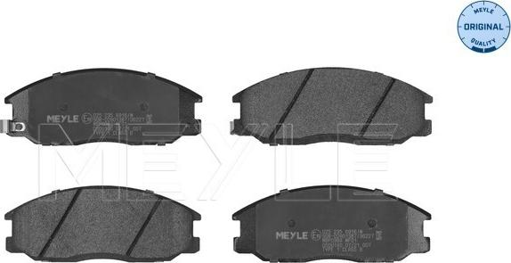 Meyle 025 235 6916/W - Комплект спирачно феродо, дискови спирачки vvparts.bg