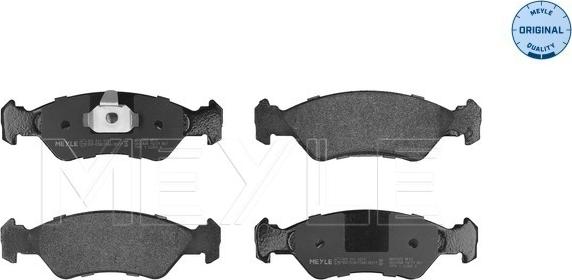 Meyle 025 231 0217 - Комплект спирачно феродо, дискови спирачки vvparts.bg