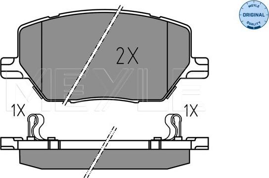 Magneti Marelli P23164MM - Комплект спирачно феродо, дискови спирачки vvparts.bg