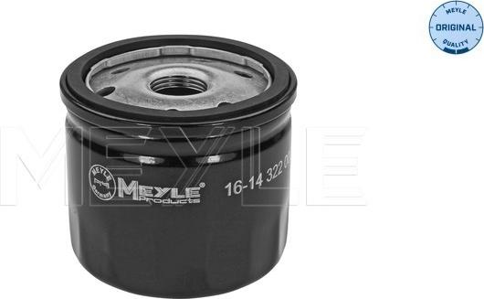 Meyle 16-14 322 0005 - Маслен филтър vvparts.bg