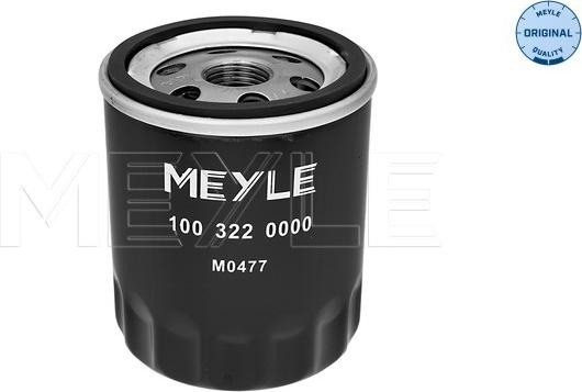 Meyle 100 322 0000 - Маслен филтър vvparts.bg