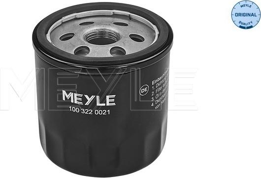 Meyle 100 322 0021 - Маслен филтър vvparts.bg