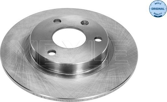 Meyle 11-15 521 0012 - Спирачен диск vvparts.bg