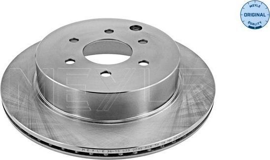 Meyle 36-15 523 0053 - Спирачен диск vvparts.bg