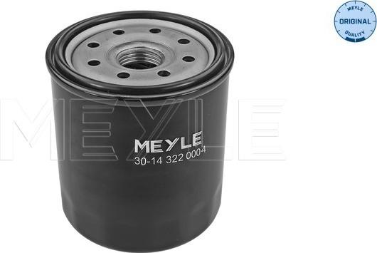 Meyle 30-14 322 0004 - Маслен филтър vvparts.bg