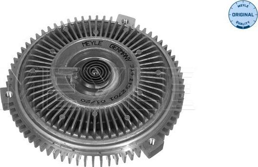 Meyle 314 115 2701 - Съединител, вентилатор на радиатора vvparts.bg