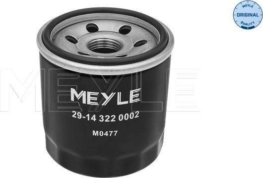 Meyle 29-14 322 0002 - Маслен филтър vvparts.bg