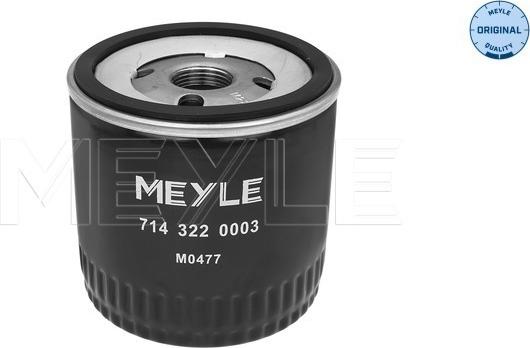 Meyle 714 322 0003 - Маслен филтър vvparts.bg