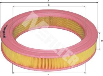 Mfilter A 550 - Въздушен филтър vvparts.bg