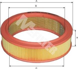 Mfilter A 101 - Въздушен филтър vvparts.bg