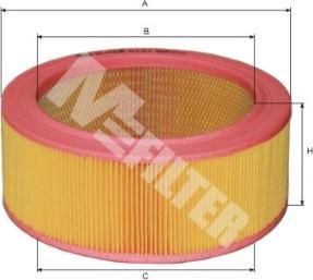 Mfilter A 121 - Въздушен филтър vvparts.bg