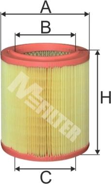 Mfilter A 396 - Въздушен филтър vvparts.bg