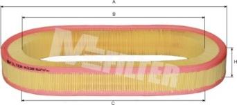 Mfilter A 338 - Въздушен филтър vvparts.bg