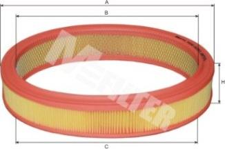 Mfilter A 251 - Въздушен филтър vvparts.bg