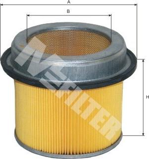 Mfilter A 267 - Въздушен филтър vvparts.bg