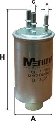 Mfilter DF 3508 - Горивен филтър vvparts.bg