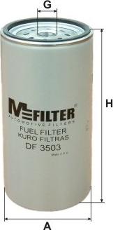 Mfilter DF 3503 - Горивен филтър vvparts.bg