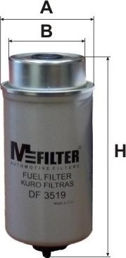 Mfilter DF 3519 - Горивен филтър vvparts.bg