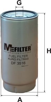 Mfilter DF 3516 - Горивен филтър vvparts.bg