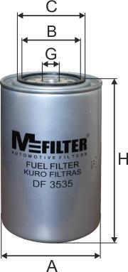 Mfilter DF 3535 - Горивен филтър vvparts.bg