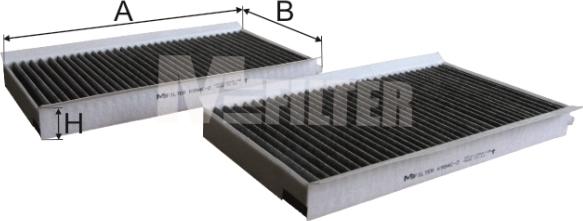 Mfilter K 994C-2 - Филтър купе (поленов филтър) vvparts.bg