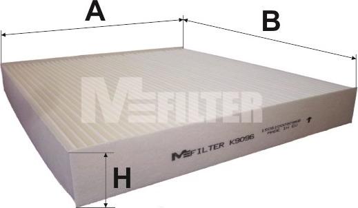 Mfilter K 9096 - Филтър купе (поленов филтър) vvparts.bg