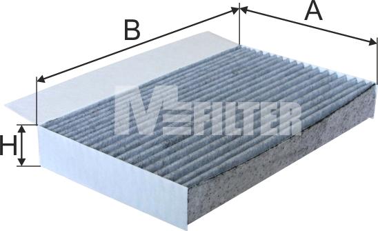 Mfilter K 9044C - Филтър купе (поленов филтър) vvparts.bg