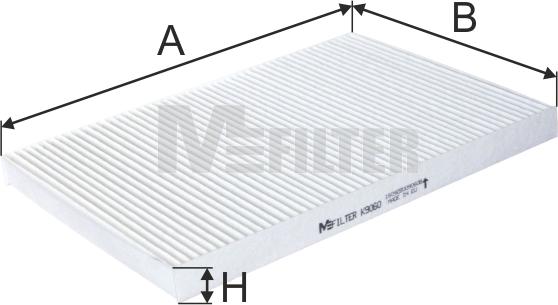 Mfilter K 9060 - Филтър купе (поленов филтър) vvparts.bg