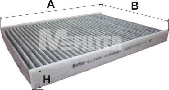 Mfilter K 9084C - Филтър купе (поленов филтър) vvparts.bg