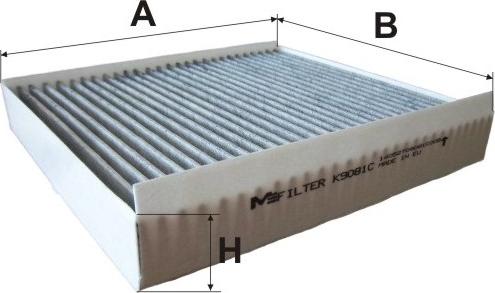 Mfilter K 9081C - Филтър купе (поленов филтър) vvparts.bg