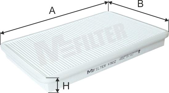 Mfilter K 902 - Филтър купе (поленов филтър) vvparts.bg