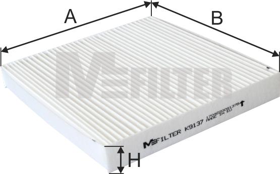 Mfilter K 9137 - Филтър купе (поленов филтър) vvparts.bg