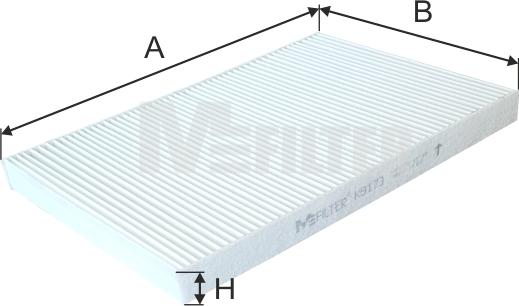 Mfilter K 9173 - Филтър купе (поленов филтър) vvparts.bg