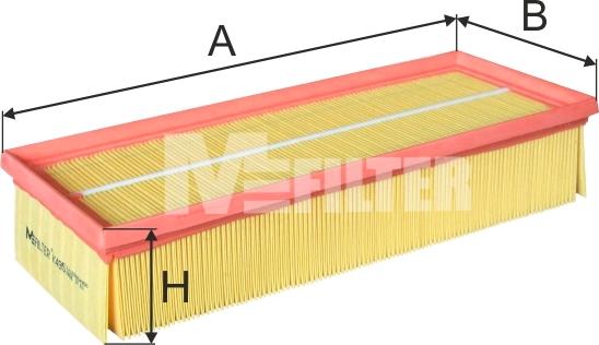 Mfilter K 495 - Въздушен филтър vvparts.bg