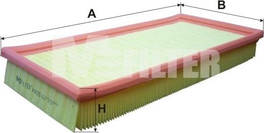 Mfilter K 425 - Въздушен филтър vvparts.bg